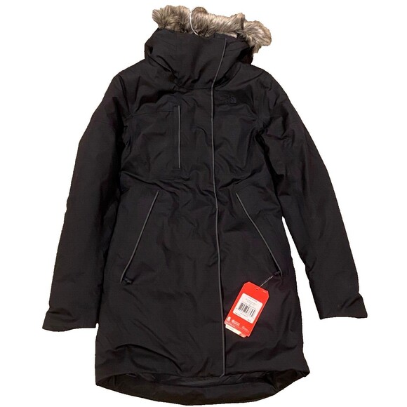 $349 North Face Far Northern Waterproof Insulated 550  Down Parka   XS TNF Black - Picture 1 of 9
